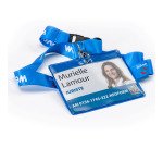 Badge souple Djois by Tarifold sans attache 70 x 100 mm couleur - Boîte de 30