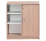 Armadio basso in legno H 100 x L 90 cm ante scorrevoli Harmonie/ Excellens