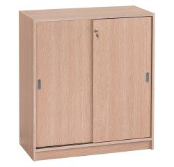 Armadio basso in legno H 100 x L 90 cm ante scorrevoli Harmonie/ Excellens