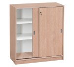 Armadio basso in legno H 100 x L 90 cm ante scorrevoli Harmonie/ Excellens