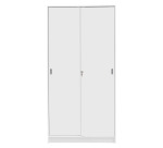 Armoire Harmonie / Excellens H 180 x L 90 x P 44 cm corps et portes coulissantes unicolore