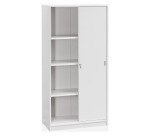 Armoire Harmonie / Excellens H 180 x L 90 x P 44 cm corps et portes coulissantes unicolore