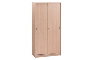 Armoire Harmonie / Excellens H 180 x L 90 x P 44 cm corps et portes coulissantes unicolore