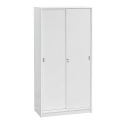 High cabinet wood H 180 x L 90 sliding doors Harmonie/Excellens