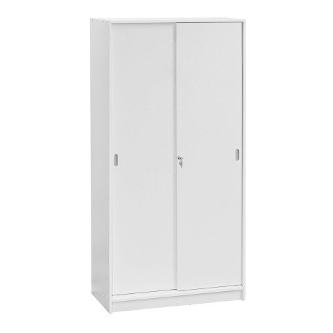 Armoire Harmonie / Excellens H 180 x L 90 x P 44 cm corps et portes coulissantes unicolore