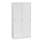 Hoge kast hout H 180 x B 90 schuifdeuren Harmonie/Excellens