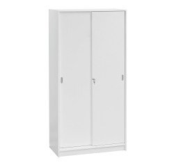 Hoge kast hout H 180 x B 90 schuifdeuren Harmonie/Excellens