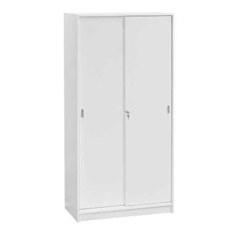 Armario alto Excellens/Harmonie blanco con puertas correderas