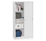 Armoire Harmonie / Excellens H 180 x L 90 x P 44 cm corps et portes coulissantes unicolore