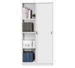 Armoire Harmonie / Excellens H 180 x L 90 x P 44 cm corps et portes coulissantes unicolore