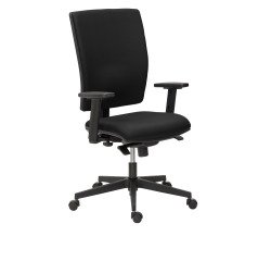 Silla de oficina Bruneau Activ' tejido - patas nailon - contacto permanente