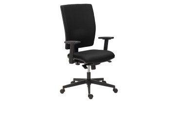 Silla de oficina Bruneau Activ' tejido - patas nailon - contacto permanente