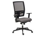 Bureaustoel Bruneau Activ' - Stof en netstructuur - Hoge rugleuning met lendensteun - zwarte poten