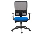 Bureaustoel Bruneau Activ' - Stof en netstructuur - Hoge rugleuning met lendensteun - zwarte poten