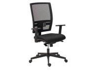 Silla de oficina Bruneau Activ' malla - patas nailon -  contacto permanente