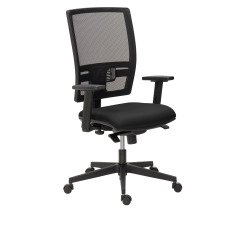 Silla de oficina Bruneau Activ' malla - patas nailon -  contacto permanente