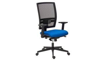 Silla de oficina Bruneau Activ' malla - patas nailon -  contacto permanente