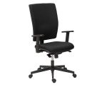 Silla de oficina Bruneau Activ' tejido - patas nailon - contacto permanente