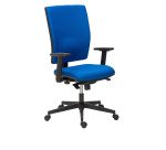 Silla de oficina Bruneau Activ' tejido - patas nailon - contacto permanente