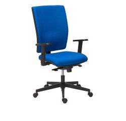 Sedia direzionale Bruneau Activ' schienale in tessuto con braccioli 1D inclusi