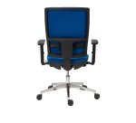 Silla de oficina Bruneau Activ' tejido - patas aluminio - sincronizada