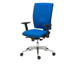 Silla de oficina Bruneau Activ' tejido - patas aluminio - sincronizada