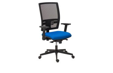Silla de oficina Bruneau Activ' malla - patas nailon - sincronizada