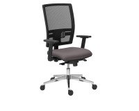Silla de oficina Bruneau Activ' malla - patas aluminio - sincronizada
