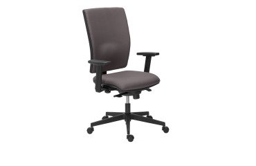 Sedia direzionale Bruneau Activ' schienale in tessuto con braccioli 3D inclusi