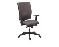 Bruneau Activ' office chair - Fabric - High back with lumbar support - Black legs