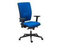 Bruneau Activ' office chair - Fabric - High back with lumbar support - Black legs