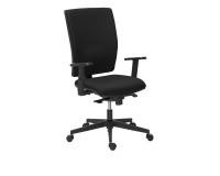 Sedia direzionale Bruneau Activ' schienale in tessuto con braccioli 1D inclusi