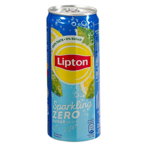 Lipton Ice Tea Zero bruisend 33 cl - 24 blikjes