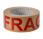 Ruban adhésif Kraft brun Bruneau imprimé "Fragile", 85 g/m², 50 mm x 50 m