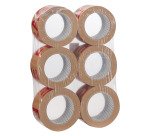 Ruban adhésif Kraft brun Bruneau imprimé "Fragile", 85 g/m², 50 mm x 50 m