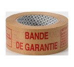 Ruban adhésif Kraft brun Bruneau imprimé "Bande de garantie", 85 g/m², 50 mm x 50 m