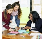 Stylo feutre Papermate Flair couleurs assorties 1 mm - Pochette de 4