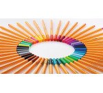 Stylo feutre Stabilo point 88. Pochette de 10 couleurs assorties.