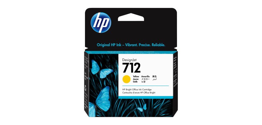 Cartuccia inchiostro Hp originale 712 colori 29 ml