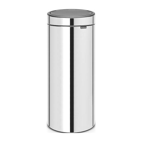 Vuilnisbak 30 liter Brabantia Touch Bin rond