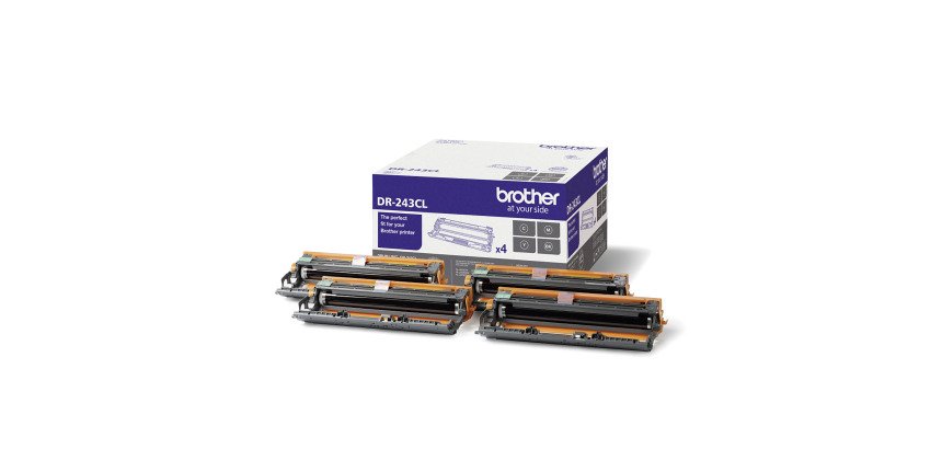 Brother 4 Tamburi DR243CL nero, ciano, magenta, giallo 4x18000 pagine