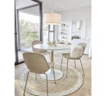 Étagère Aarhus en acier blanc 56 x 172 cm