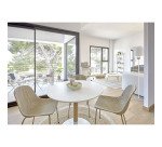 Étagère Aarhus en acier blanc 56 x 172 cm