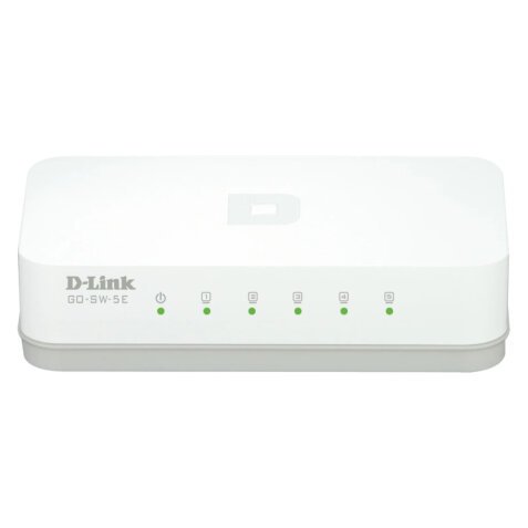 Netwerkswitch onbeheerd Fast Ethernet (10/100) wit D-Link GO-SW-5E