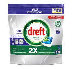 Dreft Original Regular All in 1 dishwasher - 90 capsules bag