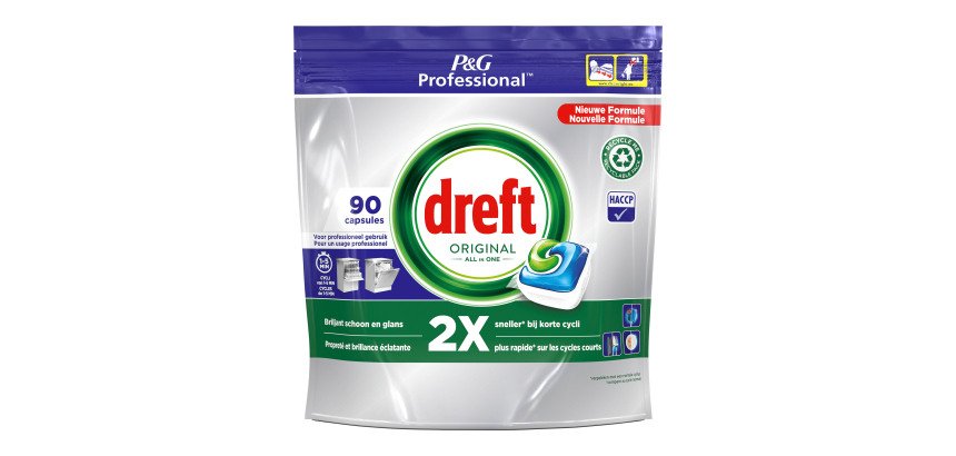 Dreft Original Regular All in 1 dishwasher - 90 capsules bag