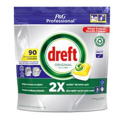 Dreft Original Citroen All in 1 vaatwas - Zak 90 capsules