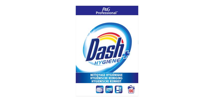 Dash Professional Hygiene powder detergent - box of 100 doses