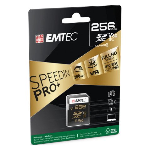 SD 256GB UHS-II U3 V60 Ultra Pro Emtec