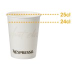 Gobelet en papier Nespresso - 24 cl - Lot de 30